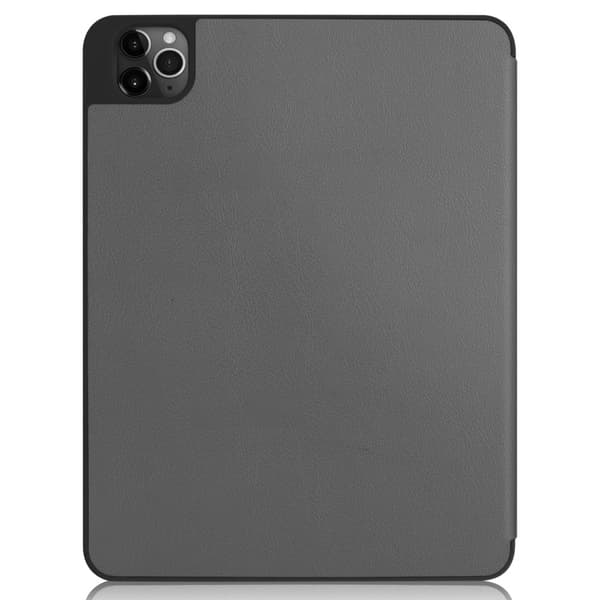 iPad Pro 11 3rd Gen (2021) Fodral Tri-Fold Med Pencil-hållare Grå