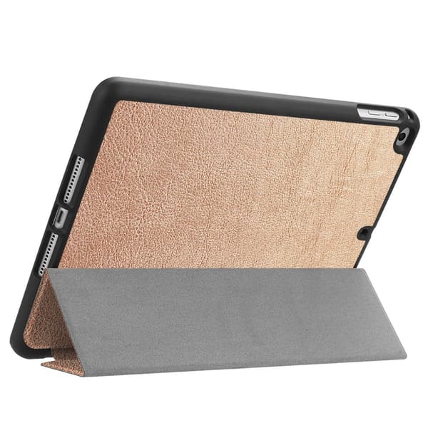 iPad 9.7 5th Gen (2017) Fodral Tri-Fold Med Pencil-hållare Rosa