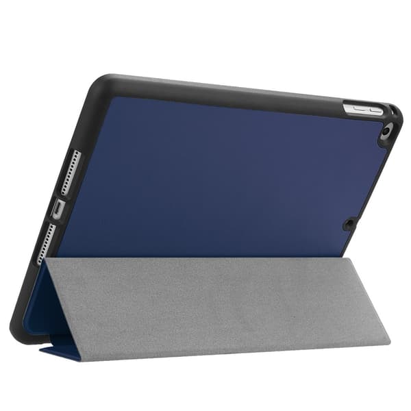 iPad 9.7 6th Gen (2018) Fodral Tri-Fold Med Pencil-hållare Blå
