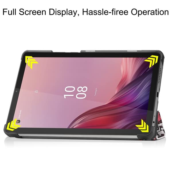 Trifoldbart deksel til Lenovo Tab M9 - Graffiti