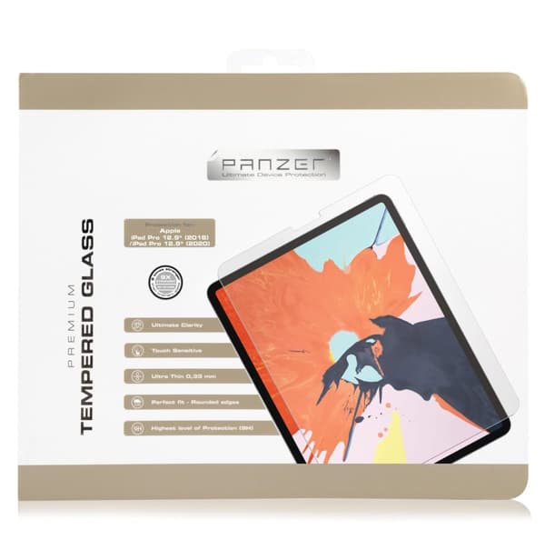 Panzer iPad Pro 12,9" 2018/2020/2021/2022 Herdet glass