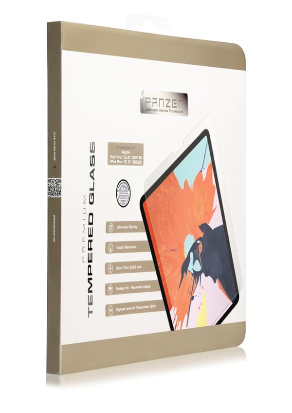 Panzer iPad Pro 12,9" 2018/2020/2021/2022 Herdet glass
