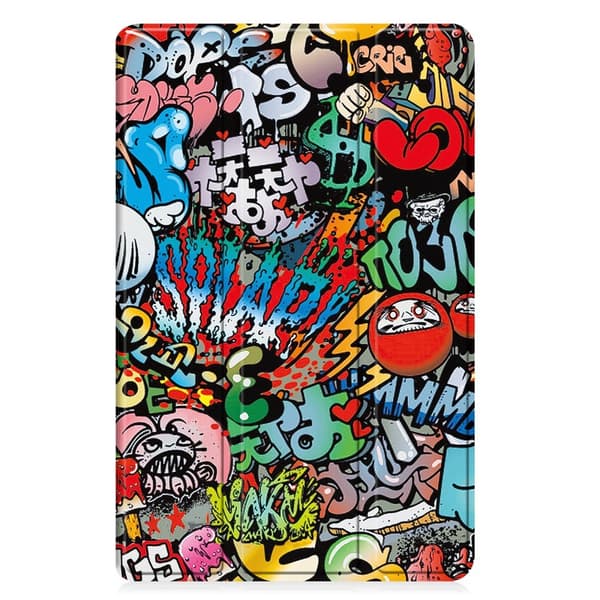 Trifoldet stativetui til Samsung Galaxy Tab A9+ 11" - Grafitti