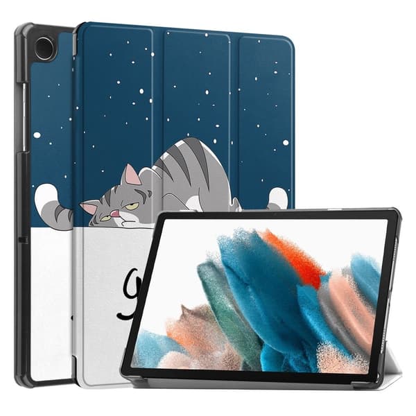 Slim Fit Cover fodral Till Samsung Galaxy Tab A9 8.7" - Cat