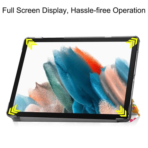 Trifoldet stativetui til Samsung Galaxy Tab A9 8.7" - Butterflies