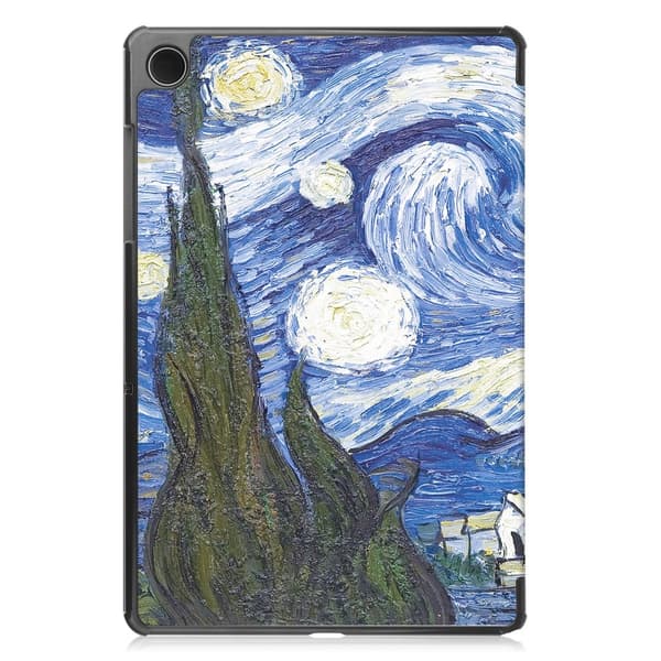 Kolminkertainen telinekotelo Samsung Galaxy Tab A9 8.7" - Painting