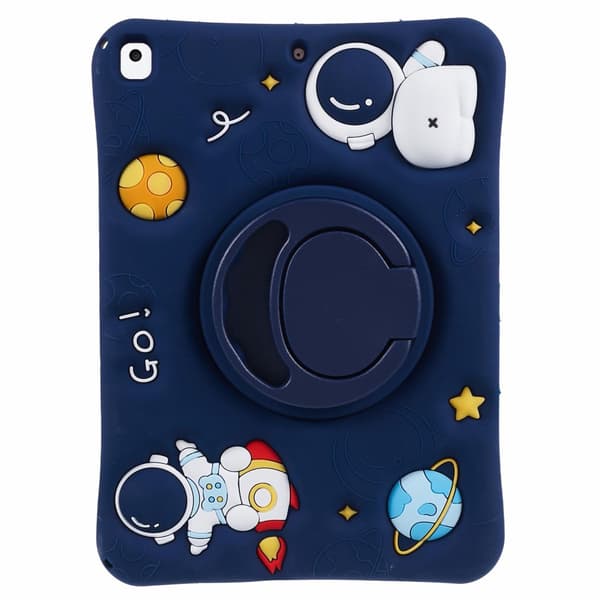 iPad 10.2 7th Gen (2019) Skal Astronaut Med Ställ Blå