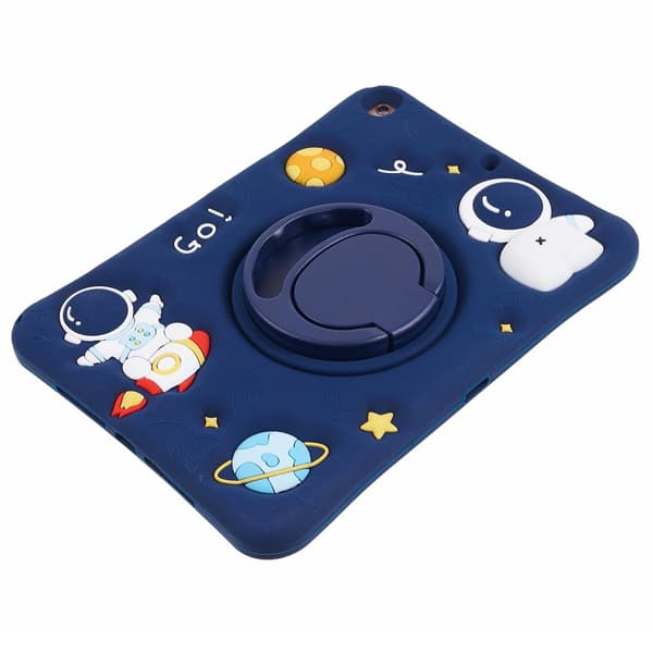 iPad 10.2 7th Gen (2019) Skal Astronaut Med Ställ Blå