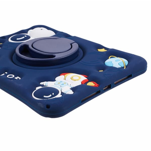iPad 10.2 7th Gen (2019) Skal Astronaut Med Ställ Blå