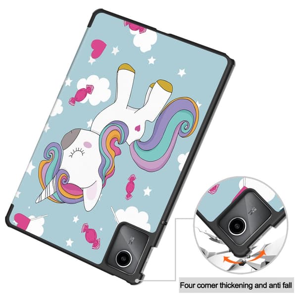 Lenovo Tab M11 Fodral Tri-fold Unicorn