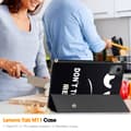Miniatyrbild 8 av 10: Lenovo Tab M11 Fodral Tri-fold Don't Touch Me