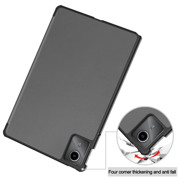 Lenovo Tab M11 Fodral Tri-fold Grå