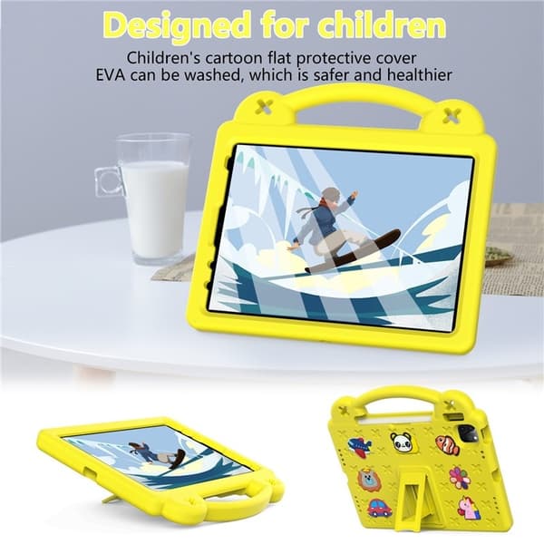 iPad Pro 11 (2018/2020/2021/2022) Skal EVA Kickstand Shockproof - Gul