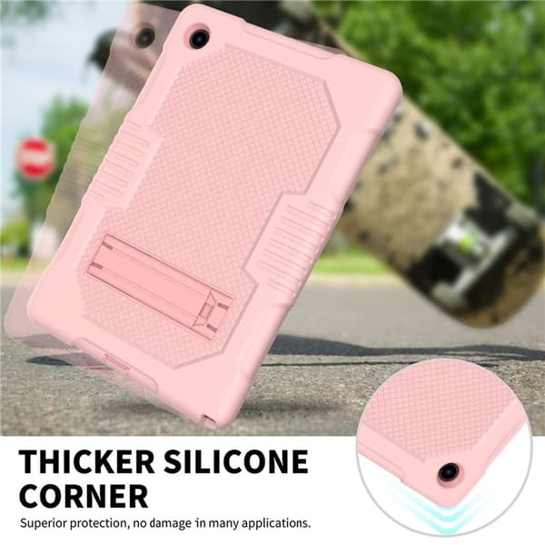 Galaxy Tab A8 10.5 (2021) Skal Robot B2 Kickstand - Rosa