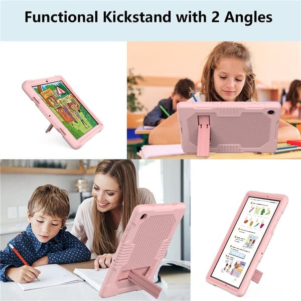 Galaxy Tab A8 10.5 (2021) Skal Robot B2 Kickstand - Rosa