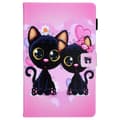 Miniatyrbild 6 av 8: Samsung Galaxy Tab A9 Vikbart fodral korthållare - Cats