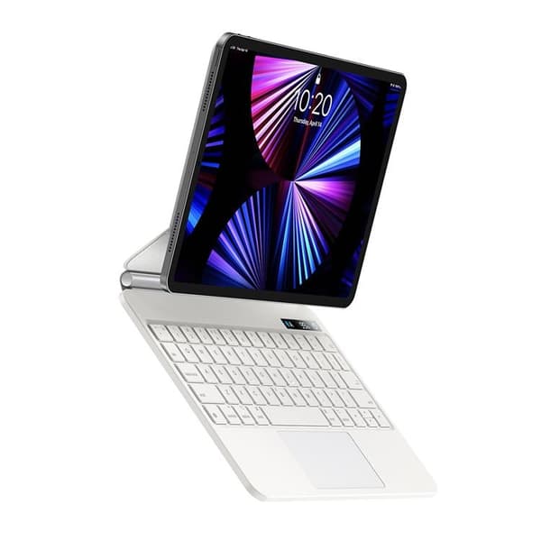 Baseus iPad 10 (2022) English Keyboard Skal Bluetooth - Vit