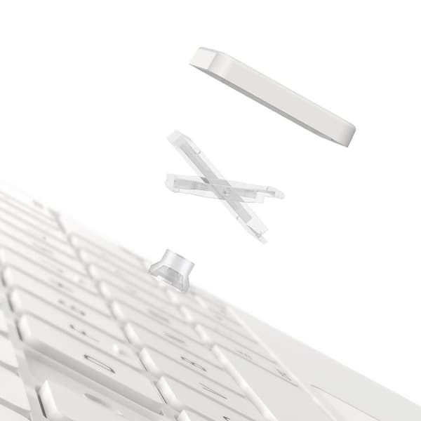 Baseus iPad 10 (2022) English Keyboard Skal Bluetooth - Vit