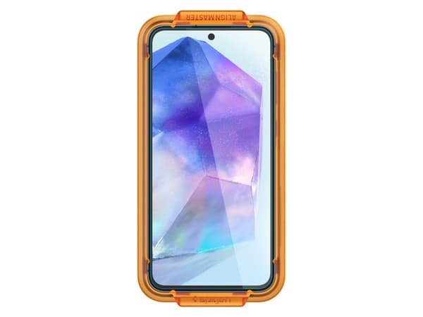 Spigen GLAS.tR AlignMaster, Samsung, Galaxy A55 5G (2024), naarmuuntumaton, läpinäkyvä, 2 kpl