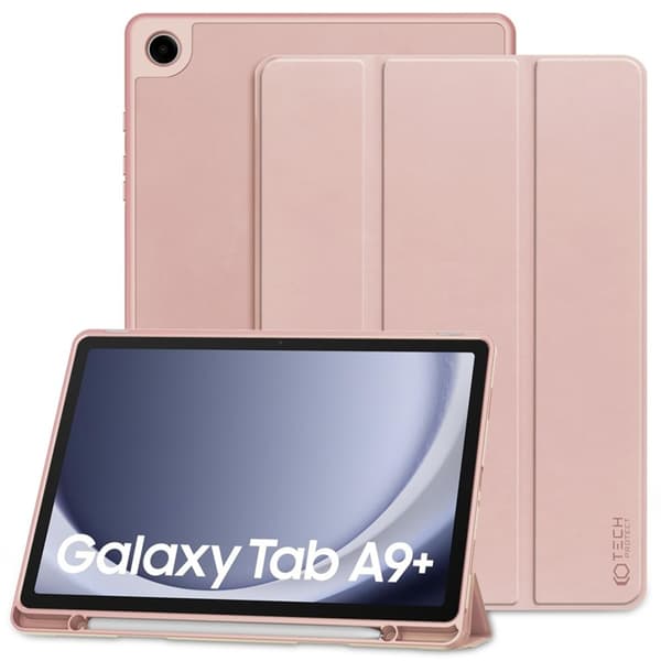 Tech-Protect Galaxy Tab A9 Plus Fodral Smart SC Pen - Rosa