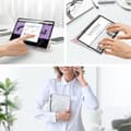 Miniatyrbild 3 av 4: Dux Ducis Galaxy Tab S9 FE Plus Fodral Toby - Rosa