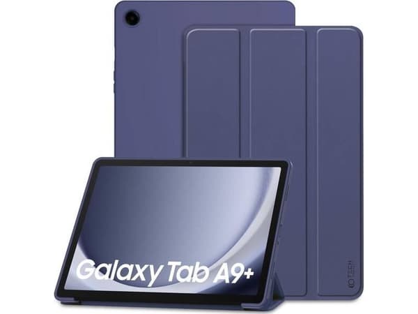 Etui na tablet Tech-Protect SmartCase do Galaxy Tab A9 Plus, Granatowe