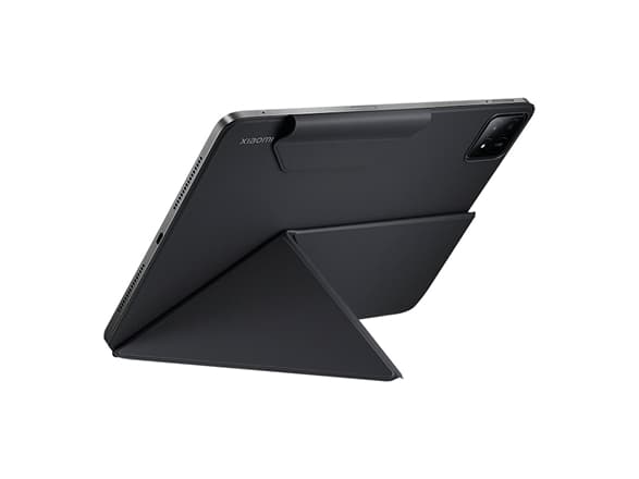 Xiaomi - Vikbart fodral för surfplatta - polykarbonat, polyuretan (PU), glasfiber - svart - för Xiaomi Pad 6S Pro