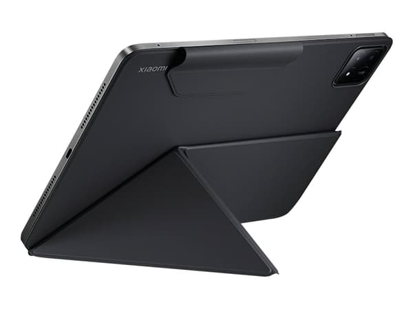 Xiaomi - Vikbart fodral för surfplatta - polykarbonat, polyuretan (PU), glasfiber - svart - för Xiaomi Pad 6S Pro