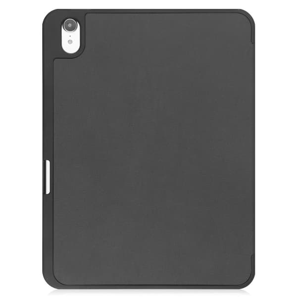 iPad 10.9 10th Gen (2022) Fodral Tri-Fold Med Pencil-hållare Svart