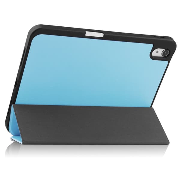 iPad 10.9 10th Gen (2022) Fodral Tri-Fold Med Pencil-hållare Blå