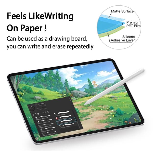 Pappersliknande Skärmskydd iPad Pro 12.9 4th Gen (2020)