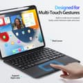 Miniatyrbild 9 av 9: Dux Ducis Bluetooth-tangentbord Fodral iPad Air 10.9 4th Gen (2020) Svart