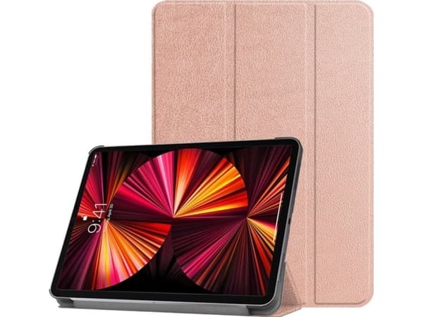 Etui na tablet iLike iLike Galaxy Tab S9 Ultra 14.6 Tri-Fold Eco-Leather Stand Case Rose Gold