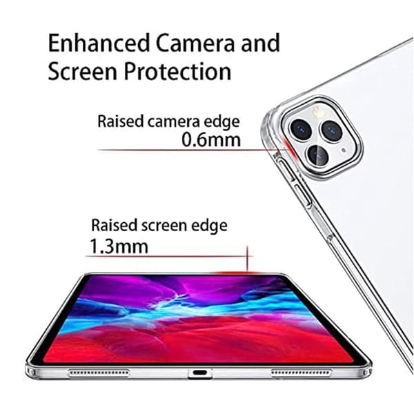 Skal iPad Pro 12.9 5th Gen (2021) TPU Transparent
