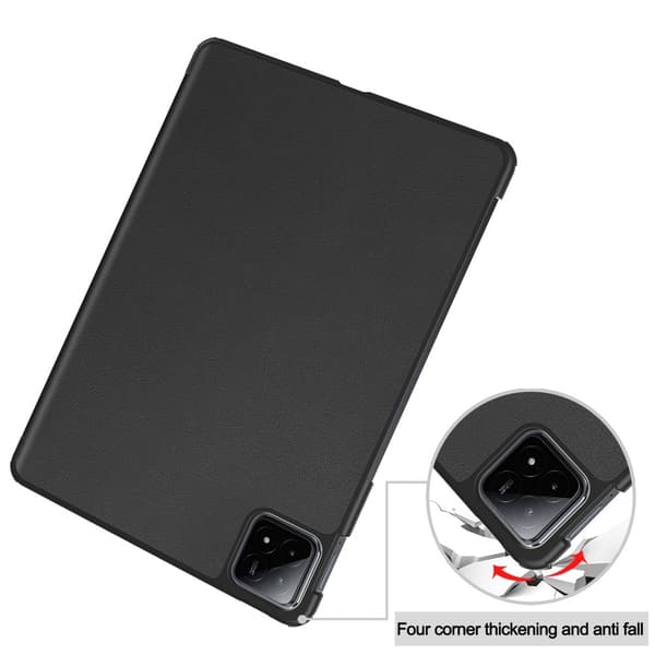 Slim Fit Deksel Til Xiaomi Pad 6s Pro 12.4" - Svart