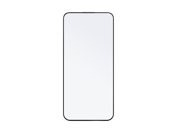 FIXED - Matkapuhelimen näytönsuoja - täyssuoja - 2.5D - lasi - kehyksen väri musta - Apple iPhone 15:lle