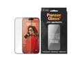 Miniatyrbild 2 av 5: PanzerGlass Ceramic Protection - Skärmskydd för mobiltelefon - ultrabred passning med EasyAligner - glas - ramfärg svart - för Apple iPhone 15 Pro