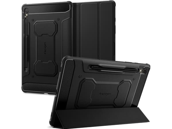 Spigen Rugged Armor Pro, Flipetui, Samsung, Galaxy Tab S9, 27,9 cm (11"), 300 g