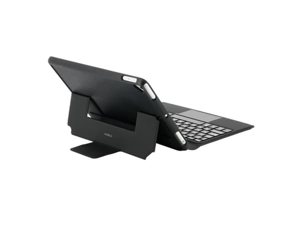 Mobilis - Tastatur og folioveske - protective case, detachable - med styreplate - trådløs - Bluetooth - AZERTY - Fransk - svart