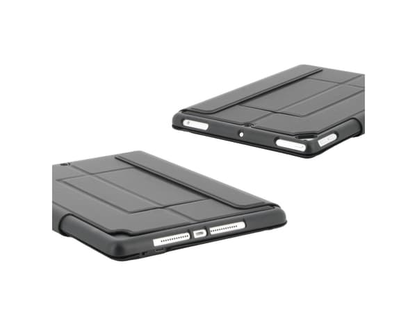Mobilis - Tastatur og folioveske - protective case, detachable - med styreplate - trådløs - Bluetooth - AZERTY - Fransk - svart