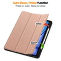 Miniatyrbild 2 av 6: Till iPad Air 13 (2024) Slim fit tri-fold fodral Pennfack - RoseGold