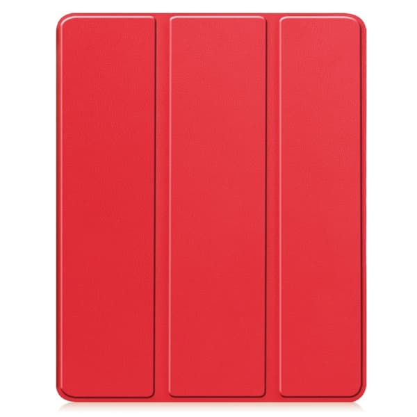 Till iPad Air 13 (2024) Slim fit tri-fold fodral Pennfack - Röd