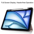 Miniatyrbilde 3 av 11: Til iPad Air 11 (2024) Slim Fit Trifoldbart deksel Pennerom - RoseGold