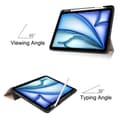 Miniatyrbilde 7 av 11: Til iPad Air 11 (2024) Slim Fit Trifoldbart deksel Pennerom - RoseGold