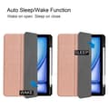 Miniatyrbilde 8 av 11: Til iPad Air 11 (2024) Slim Fit Trifoldbart deksel Pennerom - RoseGold