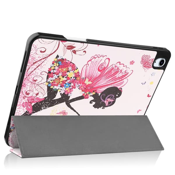 Til iPad Air 11 (2024) Etui Tre-fold Stativ Tablet Cover med Pen Holder - Girl