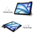 Miniatyrbillede 5 af 8: Til iPad Air 11 (2024) Etui Tre-fold Stativ Tablet Cover med Pen Holder - Girl