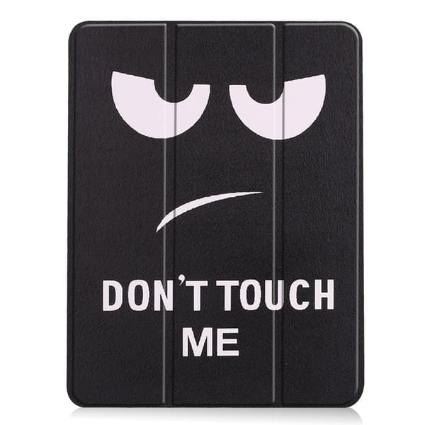 Til iPad Air 11 (2024) Etui Tre-fold Stativ Tablet Cover med Pen Holder - Don't Touch