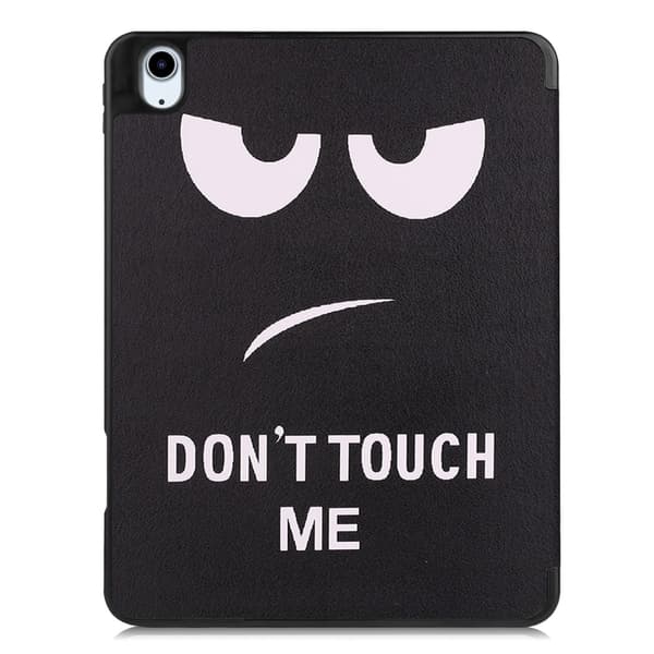 Til iPad Air 11 (2024) Etui Tre-fold Stativ Tablet Cover med Pen Holder - Don't Touch