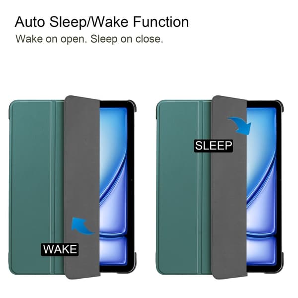 Til iPad Air 13 (2024) Etui Tre-fold Stativ Tablet Cover